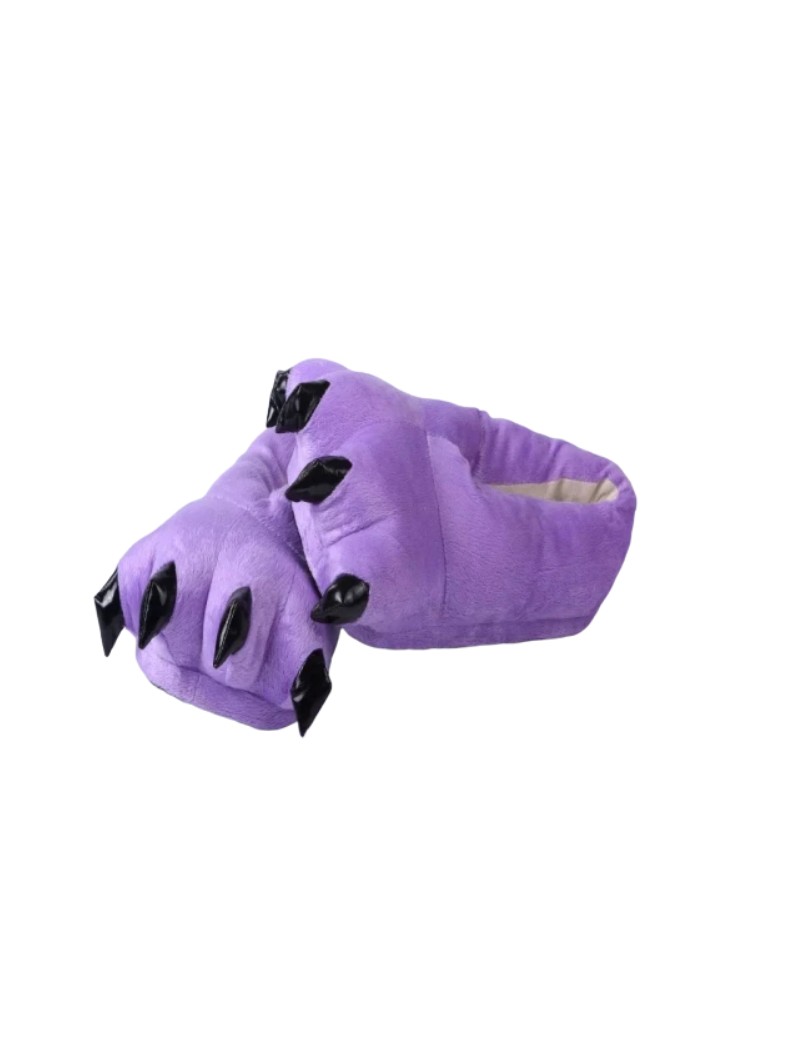 Pantofole Convertibili Viola Nocciola – Ciabatte Da Casa Con Suola Interna/Esterna