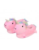 Pinke Einhorn Pantoffeln