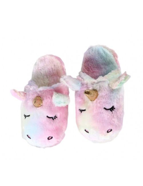 Chaussons Licorne Multicolore Kigurumi