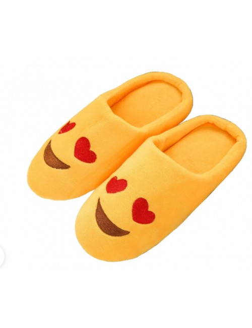 Pantoufles émoji Kigurumi