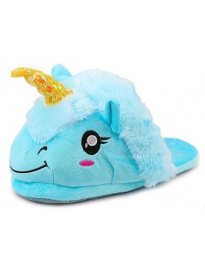 Pantoufles Licorne Bleue Kigurumi
