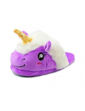 Paarse Eenhoorn Onesie Pantoffels
