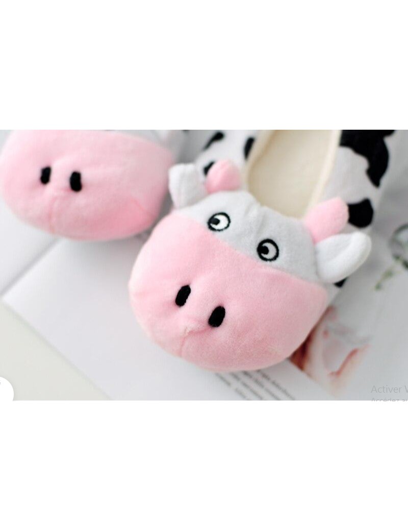 LANFIRE Pantofole di maiale Pantofole di cotone Home Scarpe di cotone caldo Pantofole di peluche Pantofole animali