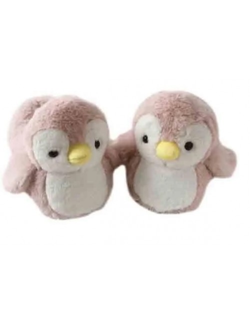 Pantoufles Pingouin Rose Kigurumi