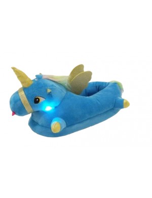 Blauwe Eenhoorn Onesie Pantoffels