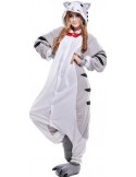 Harmaa Kissa Kigurumi-asu