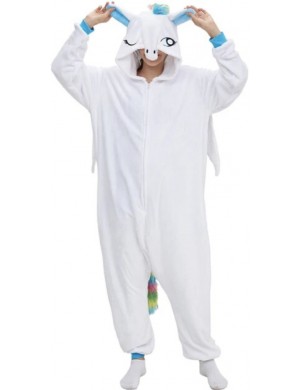 Vit Enhörning Kigurumi