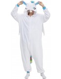 Vit Enhörning Kigurumi