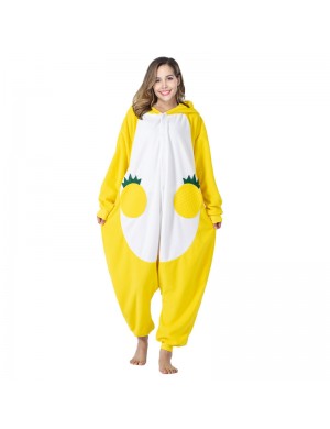 Cross - Border New Halloween ananas une pièce pyjama cosplay Festival Show suit capuche mignon homewear