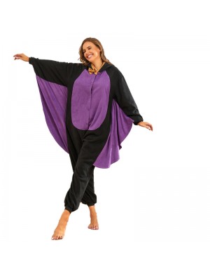 Cross - Border nouveau Halloween bat une pièce pyjama cosplay Festival Show suit capuche mignon homewear