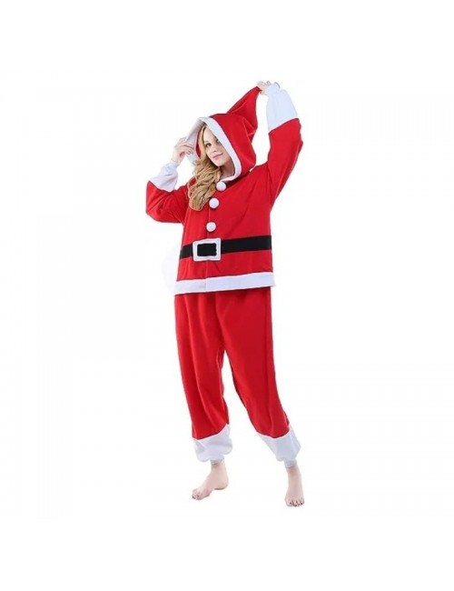 Bande dessinée une pièce pyjama Noël automne hiver nouveau homewear père Noël couple homewear