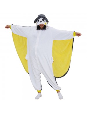Nouvelle flanelle électrique écureuil volant Pyjama une pièce homme et femme animal de dessin animé homewear
