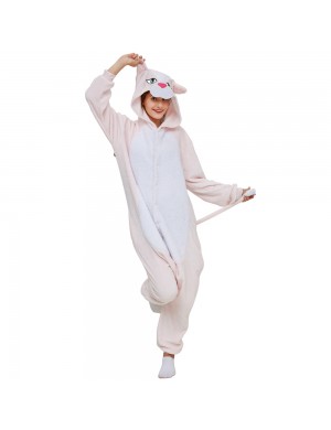 Nouveau pyjama une pièce en flanelle avec animaux de dessins animés pour adultes, hommes et femmes