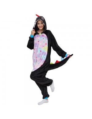 Nouveau pyjama dinosaures yeux en forme de cœur petit dragon animal de dessin animé pour hommes et femmes homewear mignon