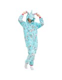Unicornio Azul Kigurumi