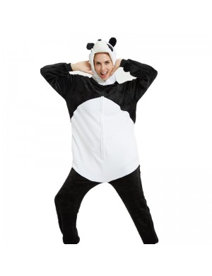 Pyjama adulte en flanelle avec animaux de dessins animés nouveau pyjama une pièce 3D panda haut de gamme
