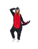 Schwarzer Drachen Kigurumi