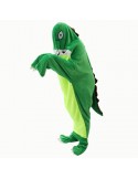 Grønn T-Rex Dinosaur Kigurumi
