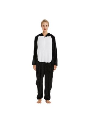 Sources transfrontalières flanelle animal de dessin animé pyjama une pièce husky vêtements de scène