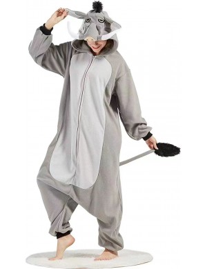 Babouin animaux bande dessinée une pièce pyjama polaire automne hiver bande dessinée une pièce pyjama unisexe