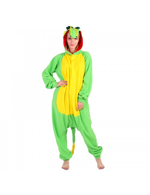 Chien tacheté dessin animé une pièce pyjama animal mignon épaississement couple homewear automne hiver