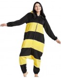 Mehiläis Kigurumi Raidallinen Haalari