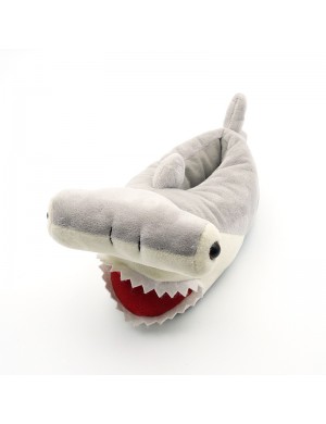 Animal coton pantoufle chaussures chaudes dessin animé Shark coton pantoufle