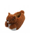 Zapatillas Ardilla Linda de Peluche Algodón