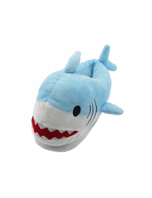 Accueil animaux coton pantoufles chaussures chaudes dessin animé Shark coton pantoufles