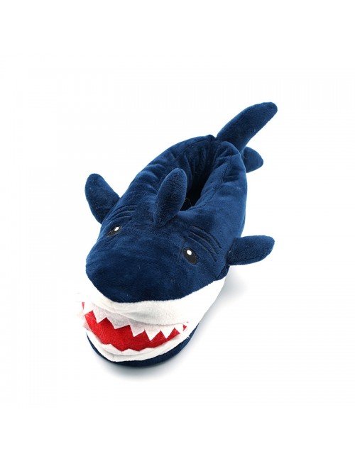Animal coton pantoufle chaussures chaudes dessin animé Shark coton pantoufle