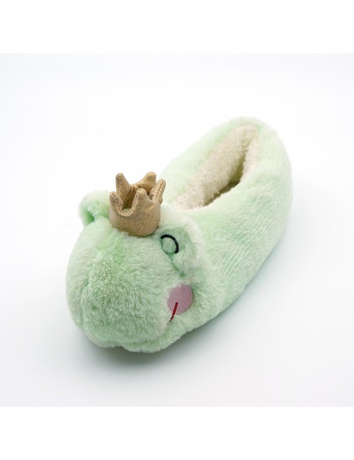Animal coton pantoufle chaussures chaudes dessin animé grenouille
