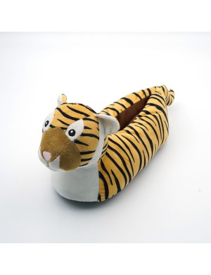 Accueil animaux coton pantoufles chaussures chaudes dessin animé tigre coton pantoufles