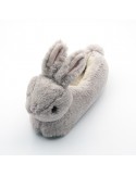 Grå Kanin Kigurumi-tofflor