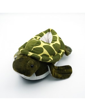 Accueil coton pantoufles chaussures chaudes Cartoon Turtle coton slip