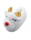 Witte Rendier Pantoffels Kigurumi