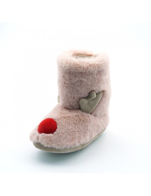 Cartoon Moose chaussures chaudes haut cylindre coton chaussures intérieur maison coton drag