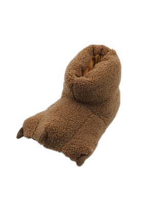 Serpillière en coton à griffes d'ours marron