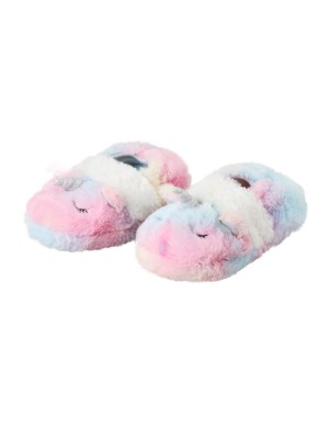 Pantoufles en coton Unicorn Tie - dye