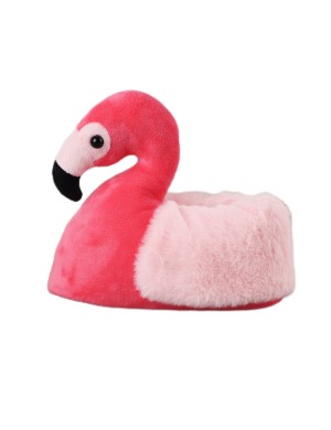 Mignon dessin animé Flamingo Doll chaussures en fourrure