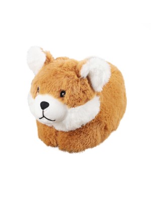 Dessin animé coton pantoufles hiver chiot mignon