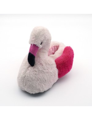 Dessin animé Swan coton slip mignon en peluche Home pantoufles en coton