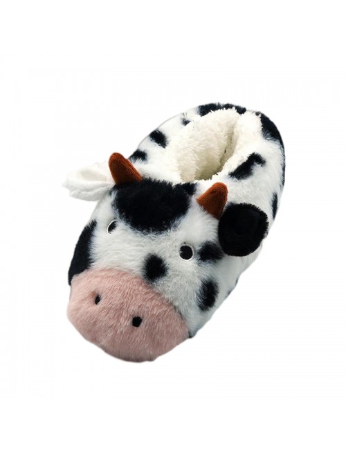 Pantoufles en coton dessin animé animal vache