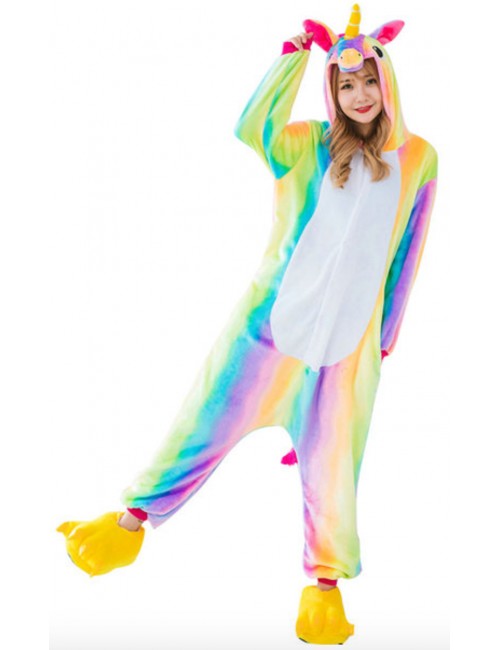 Unicorne Arc-en-ciel Kigurumi
