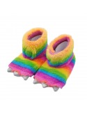 Zapatillas Garras Arcoíris Kigurumi