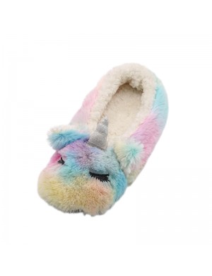 Pantoufles en coton Cartoon animal Licorne