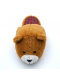 Pantofole Orso Marrone