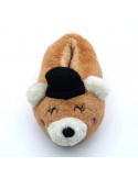 Pantofole Orso Berretto Nero