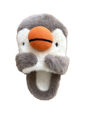 Chaussons en coton en forme de pingouin