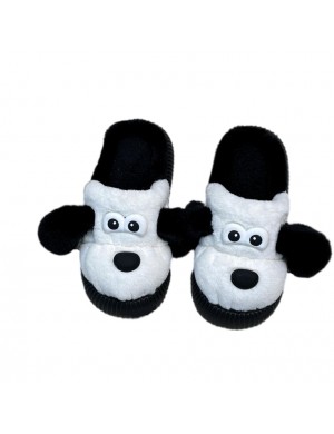 Cartoon Puppy Fluffy Slippers