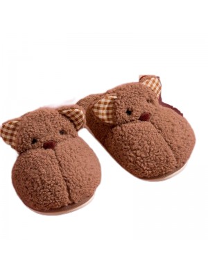 Chaussons en coton avec ours mignon